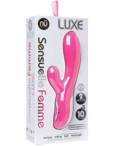 Nu Sensuelle Femme Luxe Rolling Ball Rabbit Massager