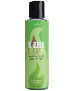 Sensuva Sizzle Lips Caramel Apple Warming Massage Gel