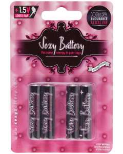 Sexy Battery AAA Single-Use Alkaline Batteries