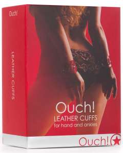 Shots Ouch Leather Cuffs