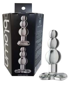 Spartacus Blown Glass Beaded Anal Butt Plug