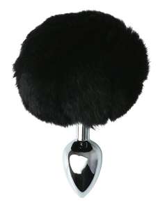 Sportsheets Sincerely Metal Bunny Butt Plug with Real Fur
