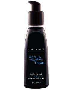 Wicked Aqua Chill Water Based Lubricant