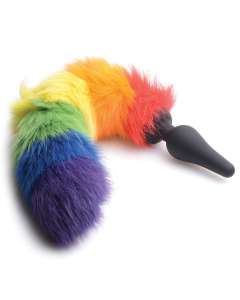 Tailz Rainbow Tail Silicone Anal Plug