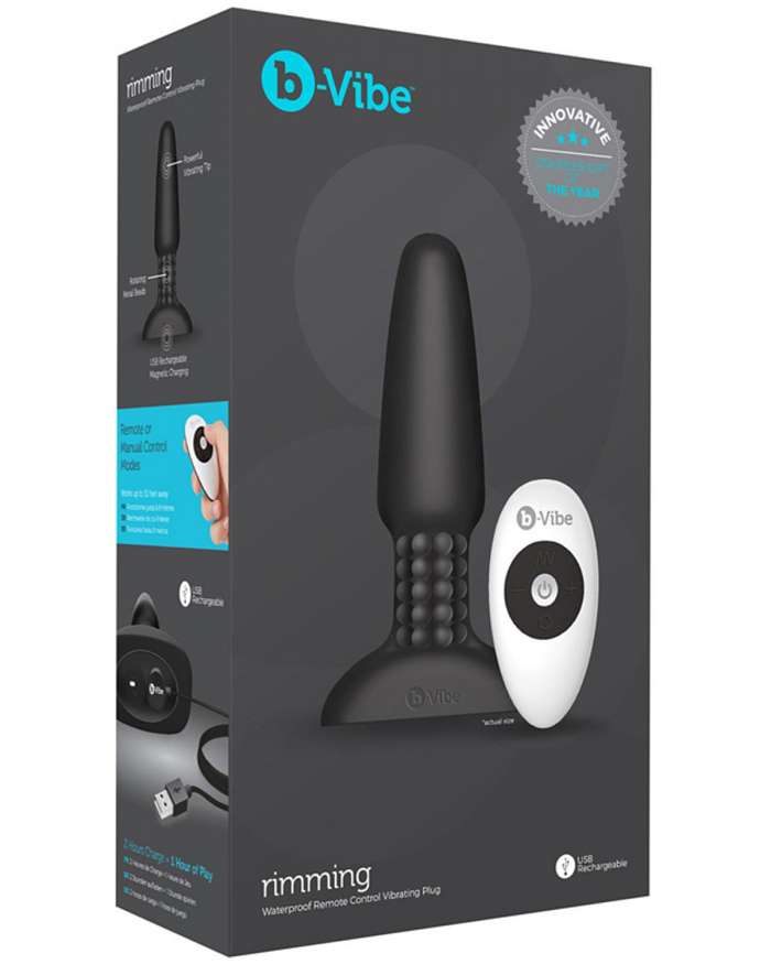 b-Vibe Rimming Plug 2 with Remote