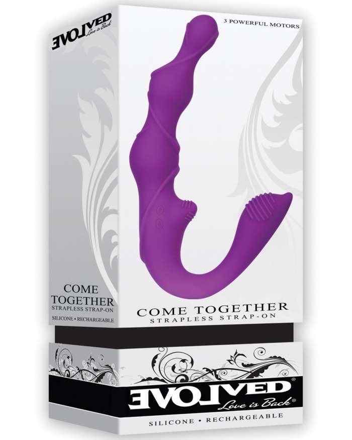 Evolved Come Together Strapless Vibrating Strap-On