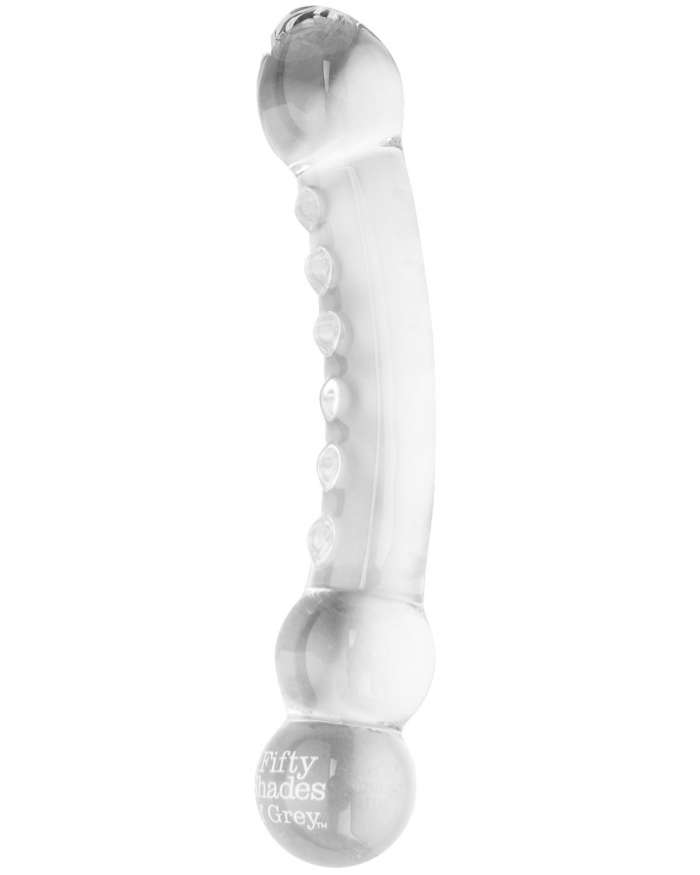 Fifty Shades of Grey Drive Me Crazy Glass Massage Dildo Wand