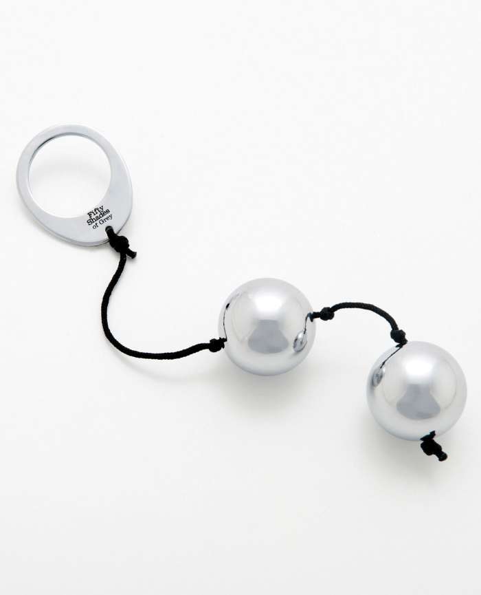 Fifty Shades of Grey Inner Goddess Silver Metal Pleasure Balls