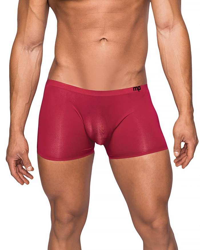 Male Power Seamless Sleek Sheer Pouch Mini Short