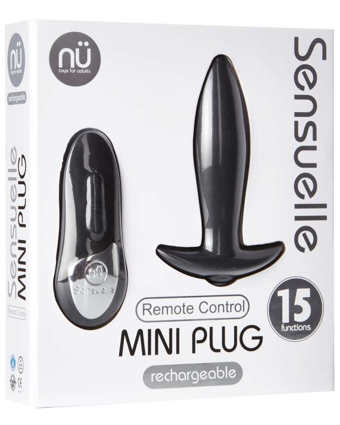 Nu Sensuelle Remote Control Rechargeable Mini Butt Plug