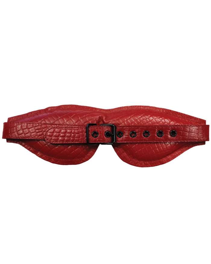 Rouge Large Padded Leather Blindfold