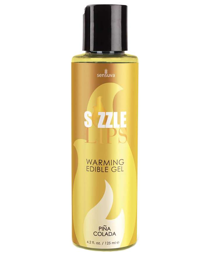 Sensuva Sizzle Lips Piña Colada Warming Massage Gel